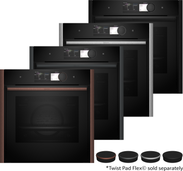 Neff Collection B69FY5CX0 - N 90, Dampfbackofen mit Festwasseranschluss, Flex Design, ca. 60 x 60 cm, 7 Jahre Garantie